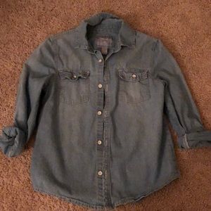 Boys’ denim button up